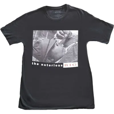 Productafbeelding van Notorious B.I.G. T-shirt met korte mouwen, zwart, maat XL