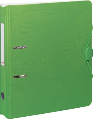 Produktbild von Brunnen WAVE - A4 - Q-Ring - Polypropylen (PP) - Grün - Strukturierte Oberfläche - 2 Taschen