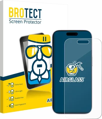 Produktbild von BROTECT Schutzglas für Apple iPhone 17 Schutzfolie Panzer Folie Glas Display Schutz klar