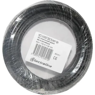 Image de Câble souple HO3 VVH2-F 5m 2 x 0,75mm² noir - 60113023D