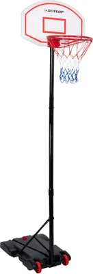 Produktbild von Dunlop Basketballkorb Mit Ständer - Einstellbare Höhe 165-205 cm - Basketball Korb 71x45 cm - Basketball Hoop Mit Basketballkorb Netz - Basketball Ring Für Outdoor