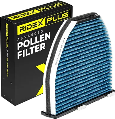 Produktbild von RIDEX PLUS 424I0486P Aktivkohle Innenraumfilter Pollenfilter passend für MERCEDES-BENZ C-Klasse Limousine (W204) C-Klasse T-modell (S204) GLK (X204)