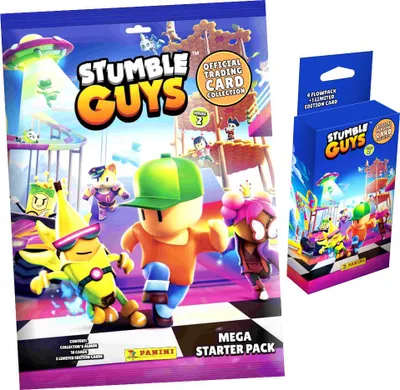 Produktbild von Panini Stumble Guys Karten Serie 2 - Sammelkarten Trading Cards - 1 Starter + 1 Blister