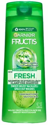 Zdjęcie produktu dla Garnier Fructis Fresh Oczyszczający Szampon Do Włosów Przetłuszczonych 400ml
