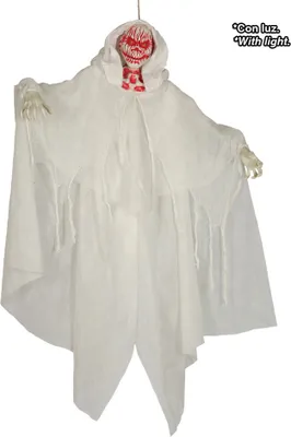 Produktbild von Geister Zombie mit Licht blutig zum Aufhängen Mann ca. 170 cm