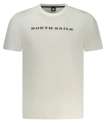 Produktbild von Weißes Herren T-Shirt mit Rundhals und Print – Kurzarmshirt