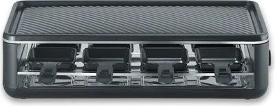 Produktbild von SEVERIN Black Line Lite Raclette-Grill mit Grillplatte RG 2365 RG 2365 aus Kunststoff, schwarz