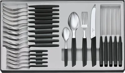 Produktbild von Victorinox Swiss Modern Besteck-Set 24 tlg. Schwarz