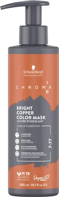 Obrázek produktu pro Schwarzkopf Chroma ID, 300 ml, Ženy, Měděná, 7-77, Bright copper, Hair Color/Toner, direct dyes:Aqua (Water, Eau), Cetearyl Alcohol, PEG-8, Isopropyl Myristate,...