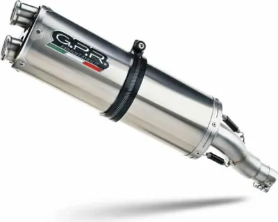 Imagen del producto de Escape deportivo GPR de doble salida, homologado y fabricado en acero inoxidable, para BMW R 1300 GS