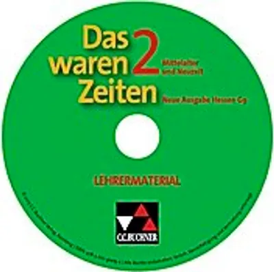 Produktbild von Das waren Zeiten, Neue Ausgabe Hessen (G9) Mittelalter und Neuzeit, Lehrermaterialien, 1 CD-ROM