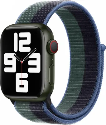 Obrázok produktu pre Apple MN5M3ZM/A Inteligentný náramok na nosenie čierny, modrý, zelený nylon