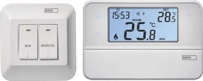 Pokojový programovatelný bezdrátový OpenTherm termostat P5616OT