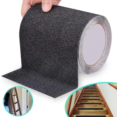 Produktbild von Anti-Rutsch-Band Selbstklebend, Antirutsch Klebeband Wasserfest, Treppe Anti Rutsch Streifen, für den Innen- und Außenbereich