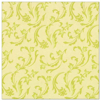 Produktbild von Servietten "ROYAL Collection" 1/4-Falz 40 cm x 40 cm limonengrün "Damascato"