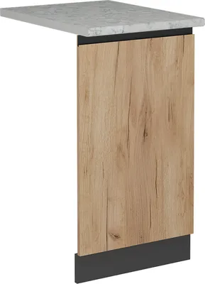 Obrázek produktu pro Čelní panel myčky Vicco R-Line Zlatý mocný dub 45 cm s pracovní deskou, Model 55105