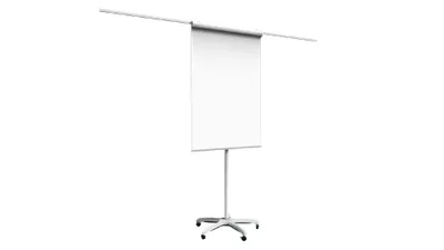 Produktbild von Flipchart - Mobil Schreibfläche 100x70cm mit Seitenarmen