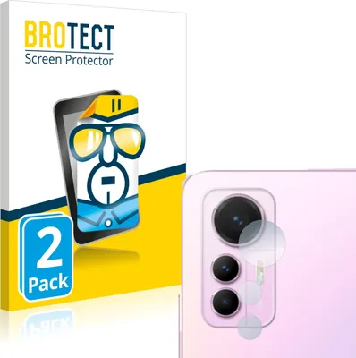 Produktbild von 2x Für Xiaomi 12 Lite (NUR Kameraschutz) Schutzfolie BROTECT Displayschutz Display Schutz Folie Klar Transparent