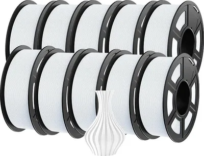 Zdjęcie produktu dla filament do drukarek 3D, szybki, trwały i wytrzymały, HSMPETG 10White