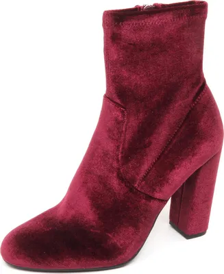 Produktbild von E7740 TESTED IN STORE tronchetto donna velvet STEVE MADDEN burgundy boot woman