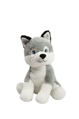 Produktbild von HEITMANN DECO Türstopper Husky aus recyceltem PET, ca. 1 kg, grau weiß