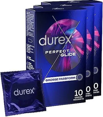 Produktbild von Durex Perfect Glide Kondome 3 x 10 Stück