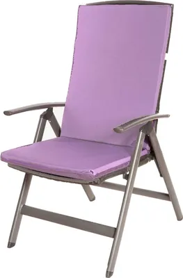 Produktbild von Stuhlkissen 1er | Sitzkissen 110x47x4cm Hellviolett | gartenkissen auf rataanmöbel | stuhlkissen outdoor | sitzkissen hochlehner