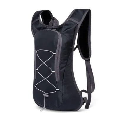 Produktbild von Rucksack Trinkrucksack Fahrrad Trinkrucksack Laufen Bergsteigen Reise Sport Trinkrucksack (schwarz)