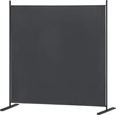 Produktbild von NAIZY Paravent Flexibel Verstellbar 225 x 180 cm 4 Teilig Raumteiler Sichtschutz Anthrazit Raumteiler Stellwand Dunkelgrau