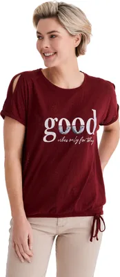 Produktbild von Stooker Women STCLEA PRINT Damen T-Shirt Regular Fit 44/46 red cabernet