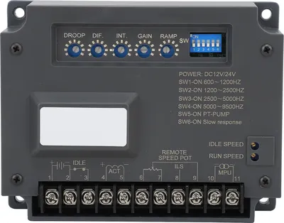 Obrázek produktu pro Elektronický regulátor motoru Profesionální regulátor otáček generátoru s vysokou přesností a nízkou hlučností pro řízení generátoru