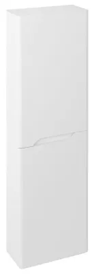Image de Sapho Mediena - Armoire haute 400x1400x200 mm, blanc mat/blanc mat MD450