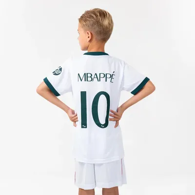 Image de Tenue de football Real Madrid Mbappé - Tenue domicile enfants - Taille 164 - Saison 2026/2027 - Maillot et short - Garçons - Filles - Blanc