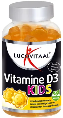 Productafbeelding van Lucovitaal Vitamine D3 KIDS 10mcg 60 gummies