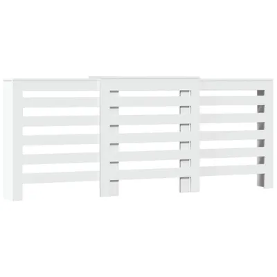 A white radiator cover shown against a white background.