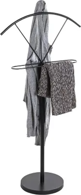 Produktbild von Metallischer Kleiderständer in Schwarz - Stilvolle Kleideraufbewahrung für Mäntel und Accessoires