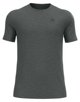 Imagen del producto de Camiseta térmica de manga larga Natural Merino 160 de Odlo, color gris acero melange (10183), talla L