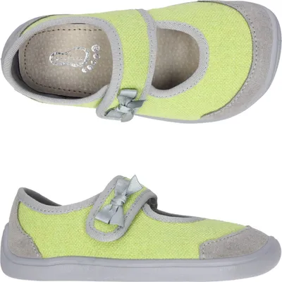 Produktbild von Mädchen 3F 3BE2/11R bar3foot super flexi LIME barefoot, klettverschluss