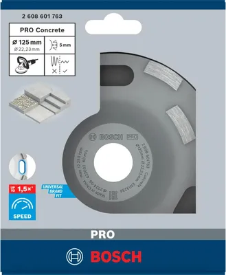Produktbild von PRO Concrete Topfscheibe, 50 x 125 mm, 22,23 mm