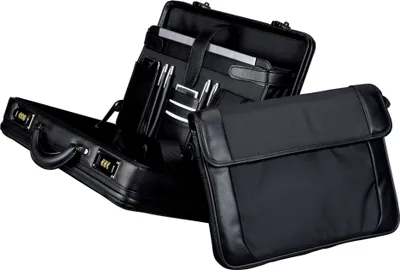 Produktbild von Alassio Attaché-Koffer MODICA, Le derimitat/Nylon, schwarz (5317523)
