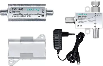 Immagine prodotto di Set di amplificatori in linea CATV Axing BVS 10-01 da 20 dB