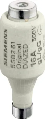 Image de SIEMENS AG Cartouche fusible D DII, gL/gG, 10A, E27