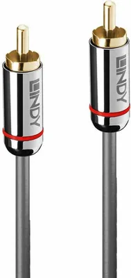 Zdjęcie produktu dla Lindy 35339, RCA, Męska, RCA, Męska, 1 m, Antracyt