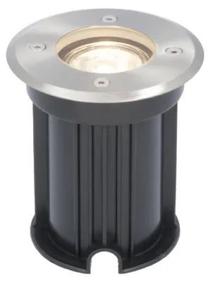 Produktbild von v_tac LED Bodenstrahler Rund 4W 345lm 4000K Dimmbar Edelstahl IP65