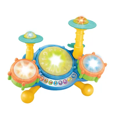 Productafbeelding van Educatief muziekspeelgoed: multifunctionele drumset