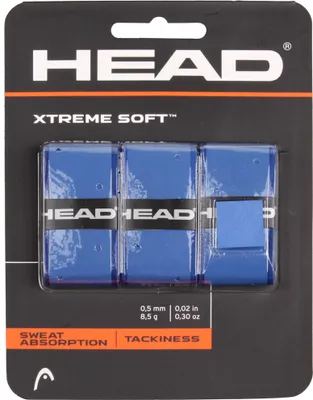 Obrázek produktu pro XtremeSoft 3 overgrip omotávka tl. 05 mm modrá 3 ks