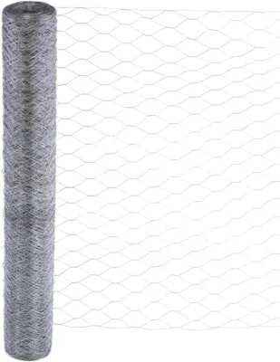 Produktbild von Sechseckgeflecht Verzinkt 50mm 0.7mm Kaninchendraht Hasendraht (100cm, 50m)