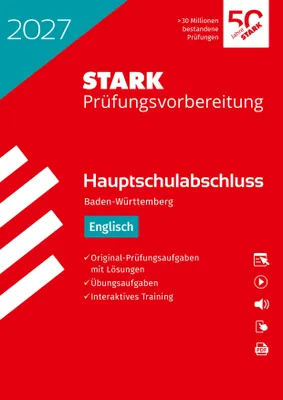 Produktbild von STARK Englisch - Hauptschulabschluss 2027 BW - Prüfungsvorbereitung inkl. Lösungen