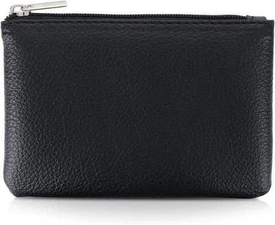 Immagine prodotto di Portafoglio mini in pelle con motivo a litchi, portafoglio piccolo e pratico, portafoglio da donna, portafoglio piccolo da donna (nero)