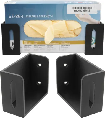 Produktbild von Halterung Einweghandschuhe Nitril Vinyl Wandhalter Handschuhe Handschuhspender für Boxentiefe bis ca.: 80 mm